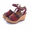 Sandalias FLY LONDON Glam Gody661 Magenta Red Tan P143661001