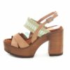 Sandalias XUZ Rafia Verde 40334-V