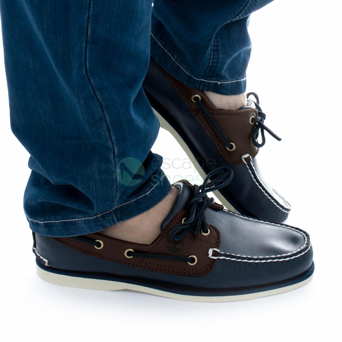 blue timberland boat shoes