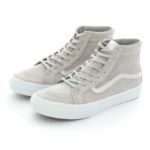 VANS Sk8-Hi Slim Cutout Suede Silver Cloud V004KZJRF