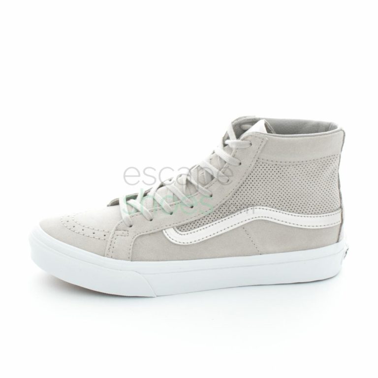 Tenis VANS Sk8-Hi Slim Cutout Suede Silver Cloud V004KZJRF