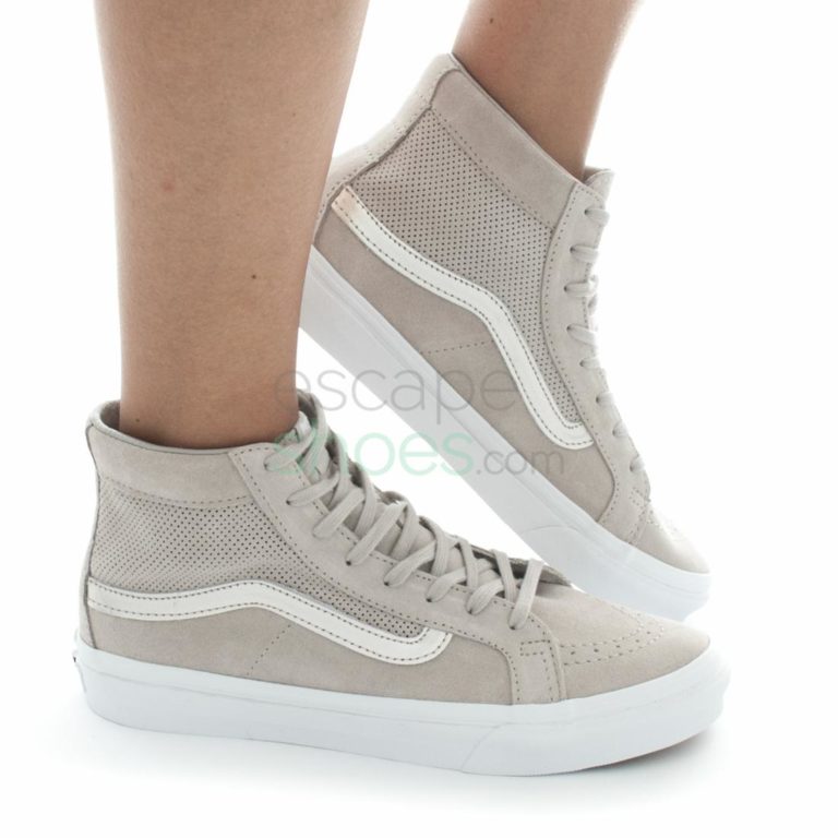 Tenis VANS Sk8-Hi Slim Cutout Suede Silver Cloud V004KZJRF