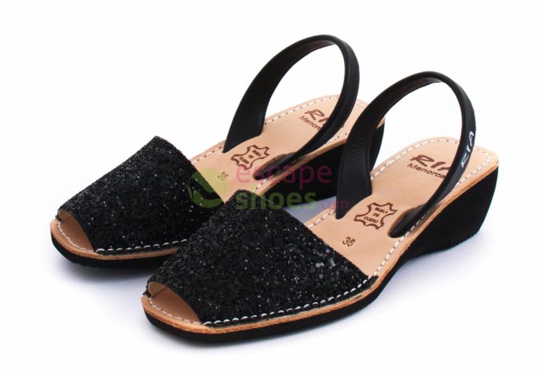 Sandalias RIA MENORCA 22151 Glitter 07 Preto