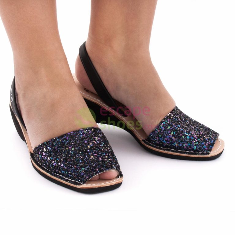 Sandalias RIA MENORCA 22151 Glitter C/ 4 Preto Multi