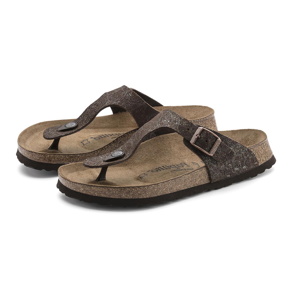 birkenstock brown gizeh sandals