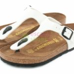 Sandálias BIRKENSTOCK 543761 Gizeh Branco Verniz