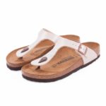 Sandálias BIRKENSTOCK 943871 Gizeh BF Graceful Pearl White