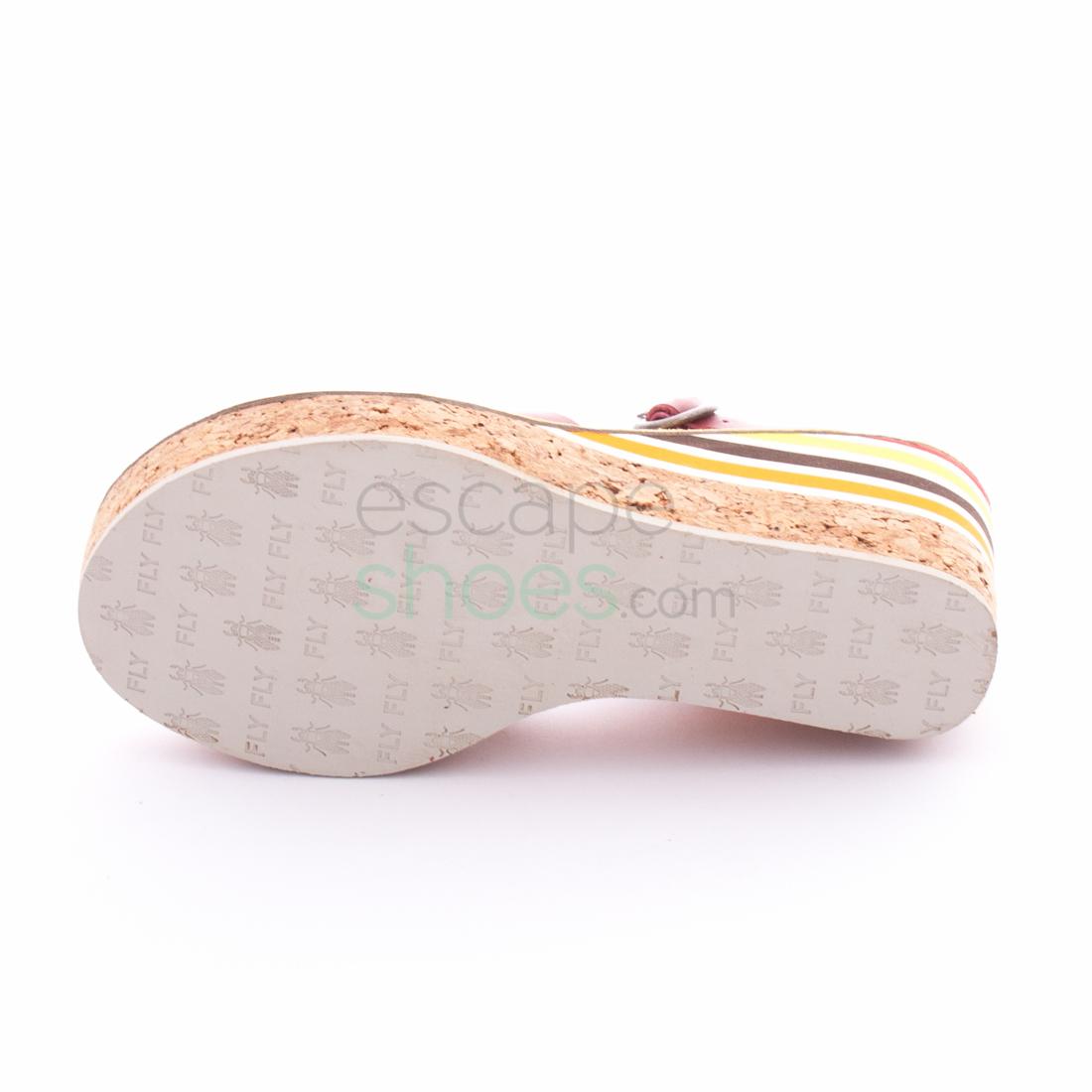 Sandals FLY LONDON Glenda Gloss Red P142214003