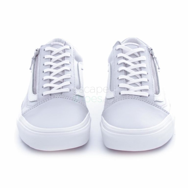 Tenis VANS Old Skool Zip Leather Wind Chime Blanc VA3493MWU