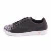 Tenis GUESS Super Leather Black Pewter FLSPR3LEA12