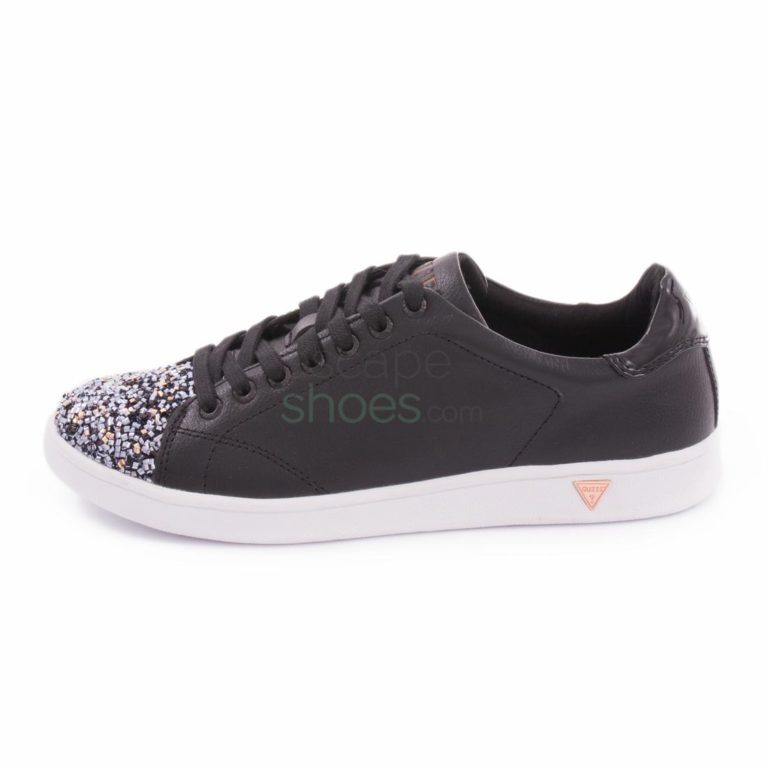 Tenis GUESS Super Leather Black Pewter FLSPR3LEA12