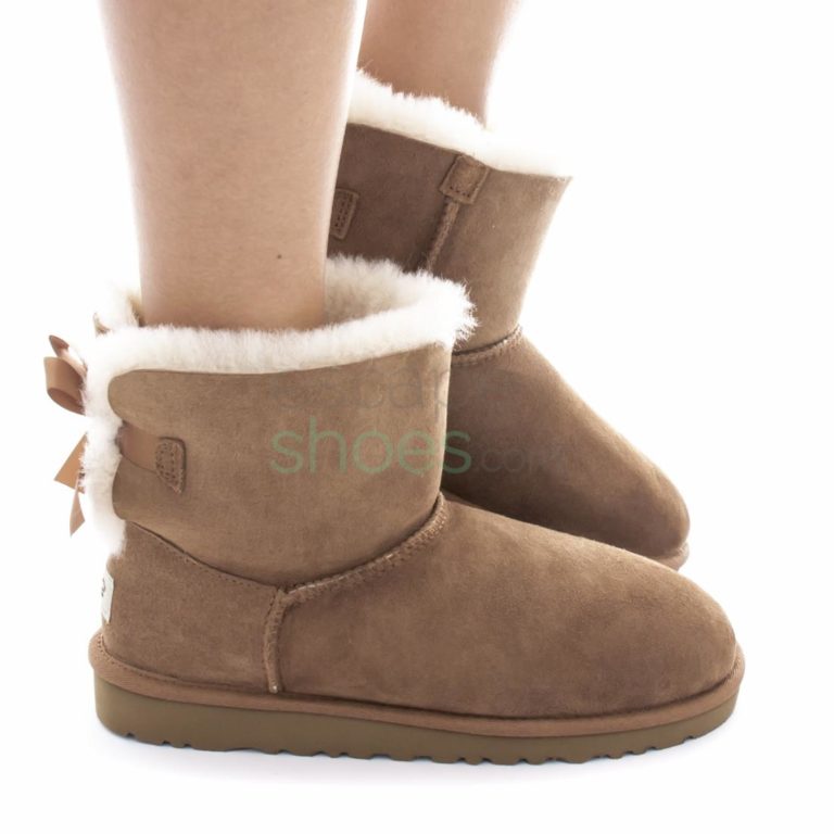 Botas UGG Australia Mini Bailey Bow Chestnut 1005497Y CHE