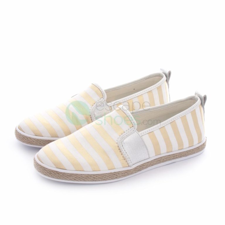 Tenis GUESS Laurel White Gold FLLAU2FAB12