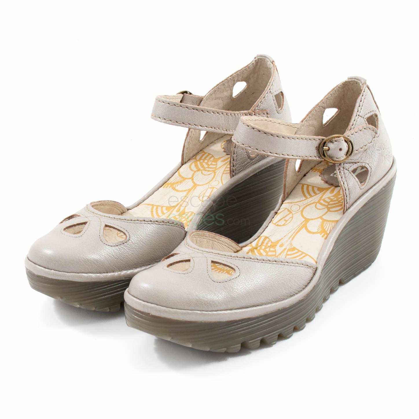 Sandals FLY LONDON Yellow Yuna Silver 