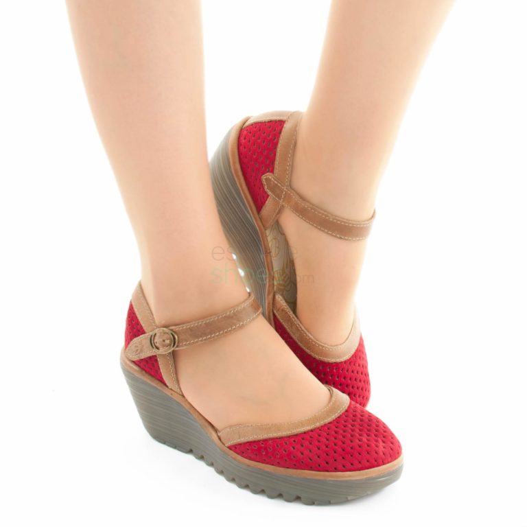 Sandalias FLY LONDON Yellow Yupi840 Lipstick Red P500840010