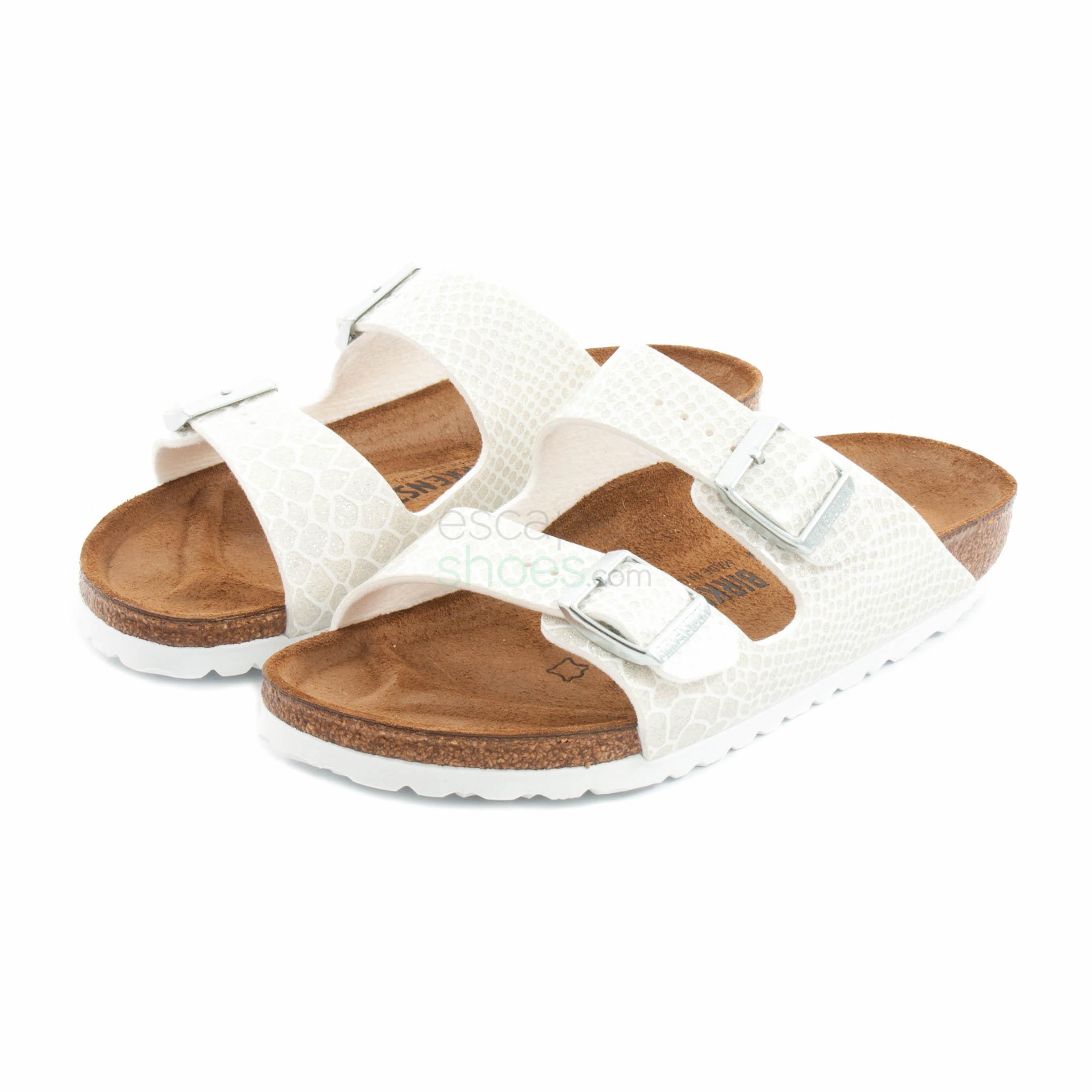 white sandals birkenstock