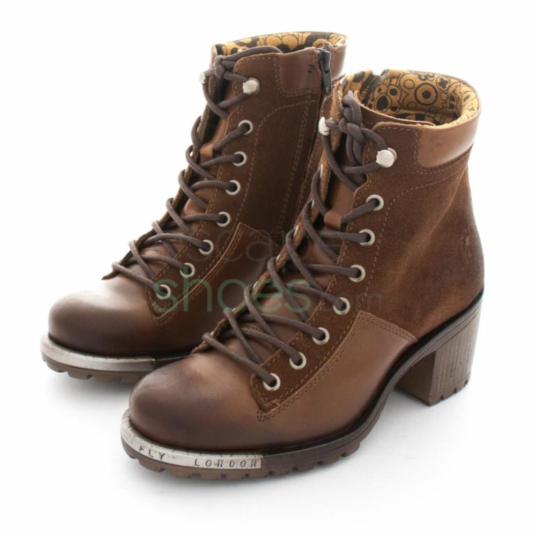 Botins FLY LONDON Logger Leal689 Camel P143689005