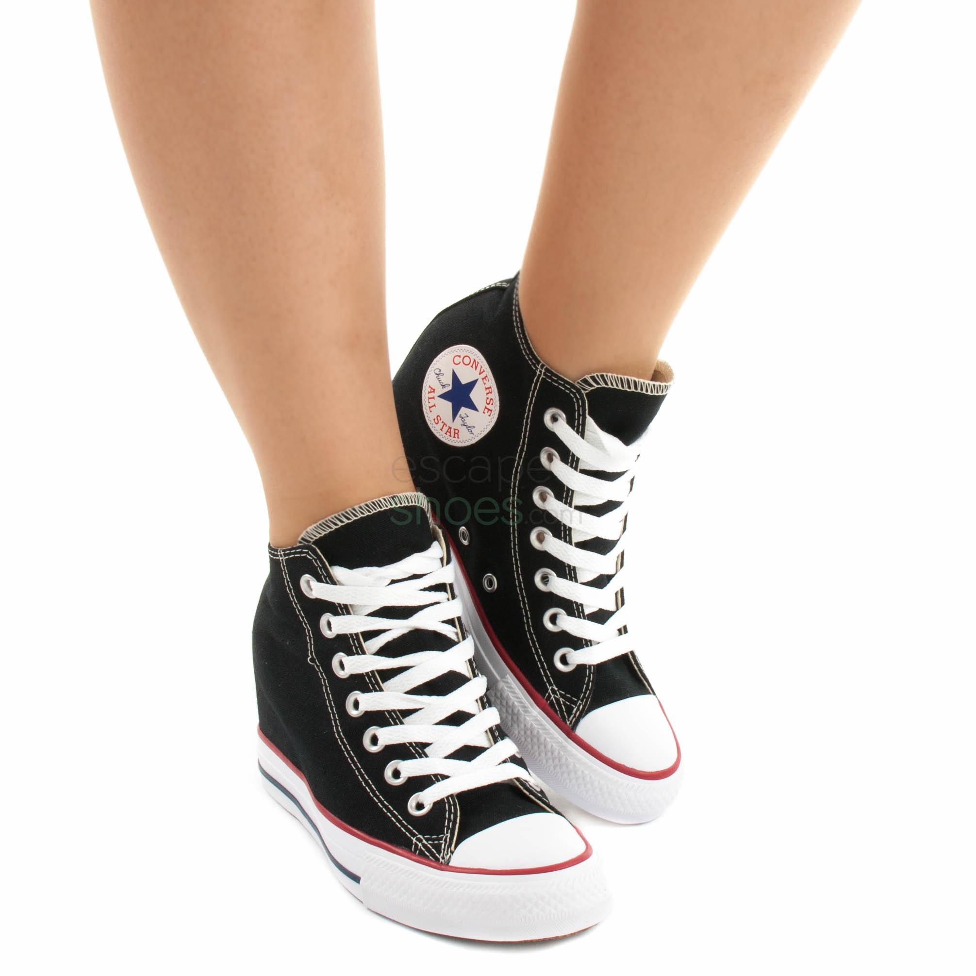 converse chuck taylor all star lux wedge mid