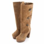 Botas XUZ Botoes Osso Castanhas 3941-CS