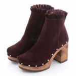 Botins XUZ Salto Pop Bordeaux com Folho 25883-B