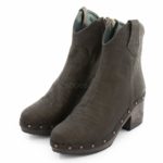 Botins XUZ Pele Verde Bruselas 25879