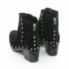 Botins XUZ Pretos com Tachas 25878-P