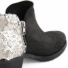 Botins XUZ com Lantejoulas Pretos 124633-P