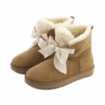 Botas UGG Australia Gita Bow Mini Castanho