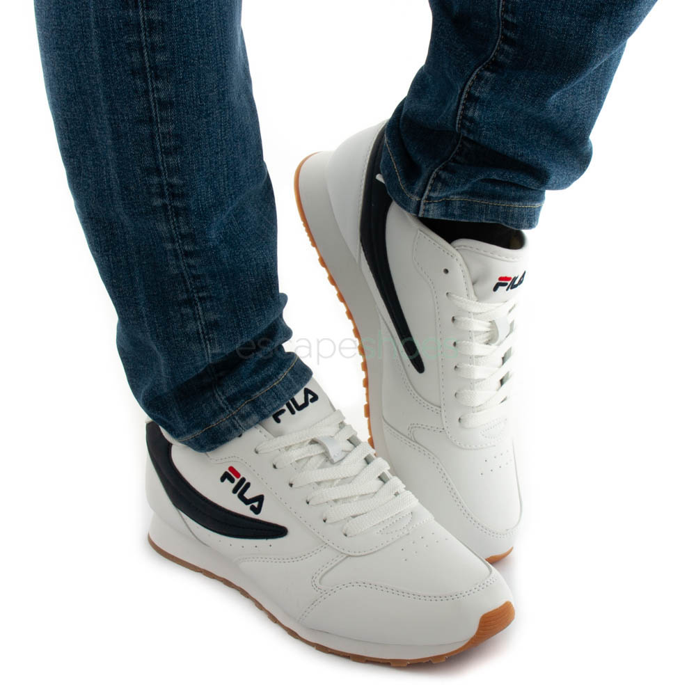 White Low FILA Orbit Sneakers