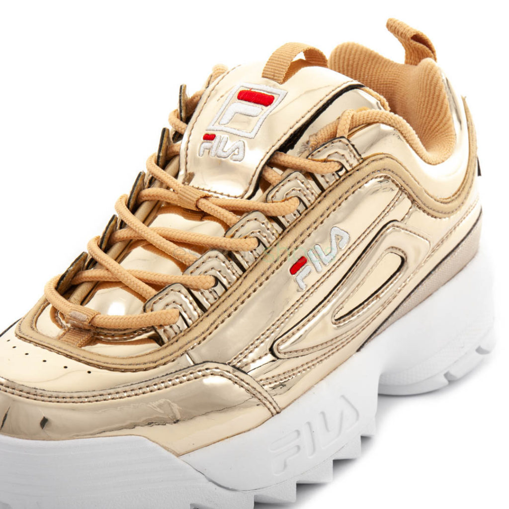 fila gold shoes