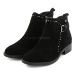 Botins CARMELA Fivela Tachas Pretos