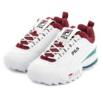 Tenis FILA Disruptor CB Low Branco Bordeaux