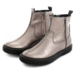 Botins XUZ Sola Borracha Prata 25957-P