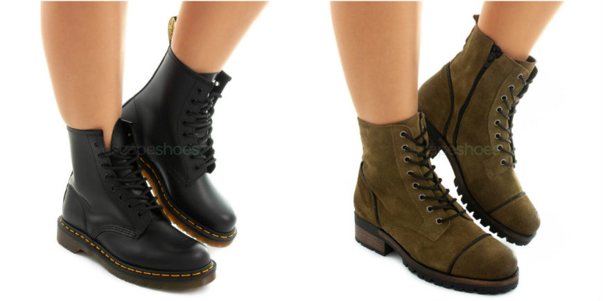 bota feminina estilo militar