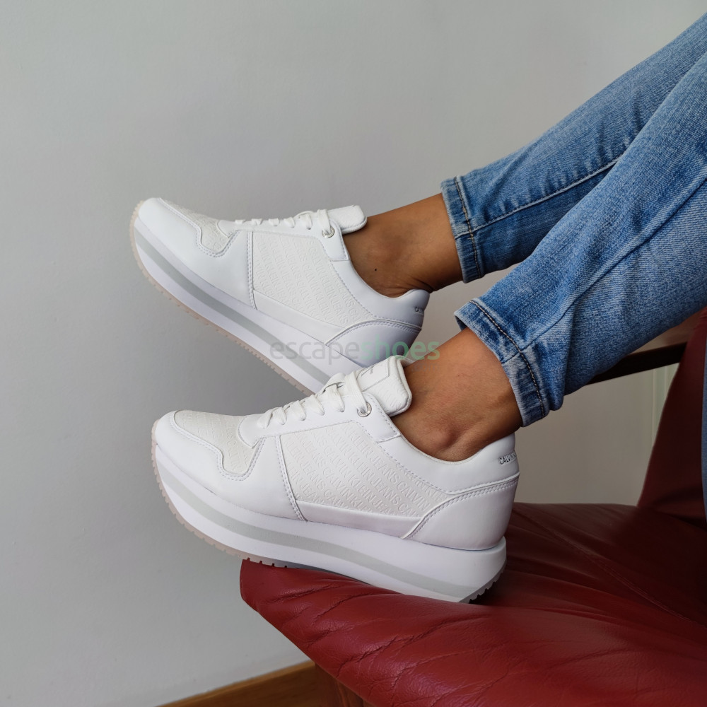 Sneakers CALVIN Flatform Bright White