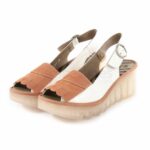 Sandalias FLY LONDON Bind303 Luxor Cupido Offwhite Pink