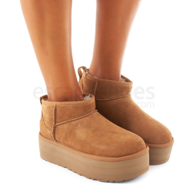 Botas UGG Classic Ultra Mini Platform Castana 1135092