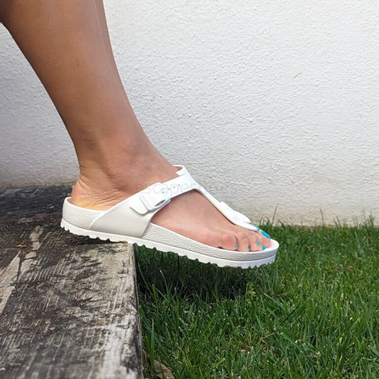 Sandalias BIRKENSTOCK Gizeh Essentials Branco 128221