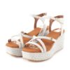 Sandalias POPA Blanco Suede CB27401 001