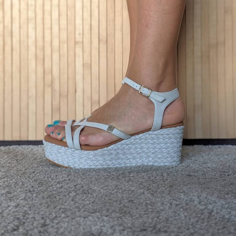 Sandalias POPA Blanco Suede CB27401 001