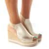 Sandalias RUIKA Laminado Platino 63/4595-L