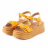 Sandals RUIKA Leather Yellow 63/4600