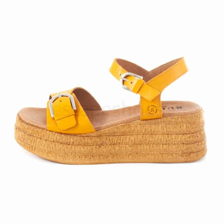 Sandals RUIKA Leather Yellow 63/4600