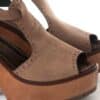 Sandals XUZ Salto Pop Perfurada Brown 40761