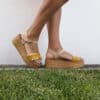 Sandalias RUIKA Tranca Amarillo 63/4624